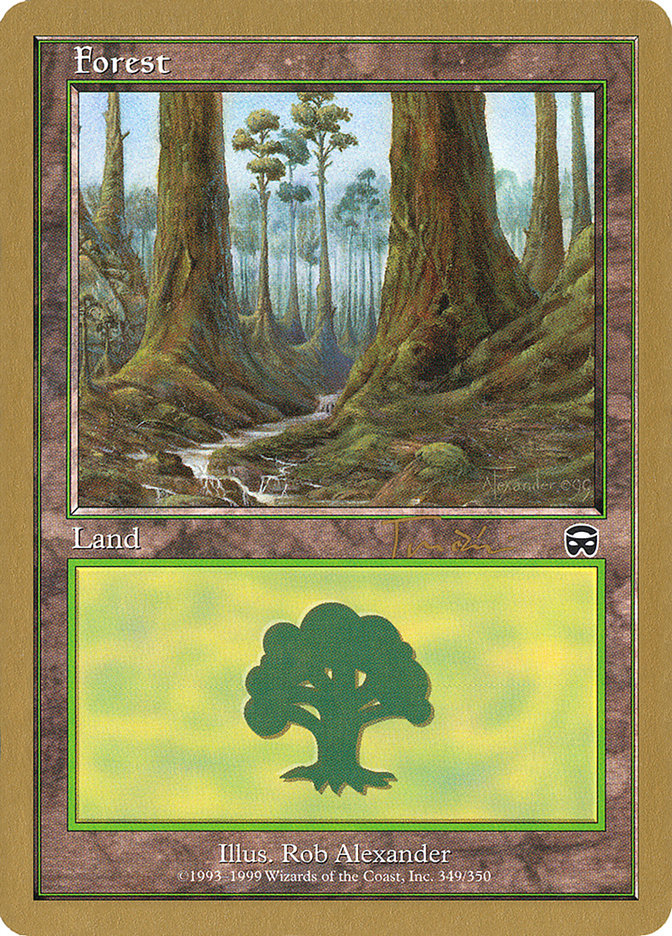 Forest (jt349) (Jan Tomcani) [World Championship Decks 2001] | Yard's Games Ltd