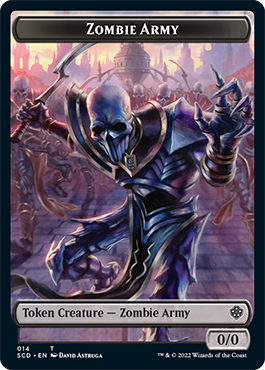 Zombie Army Double-Sided Token [Starter Commander Decks] | Yard's Games Ltd