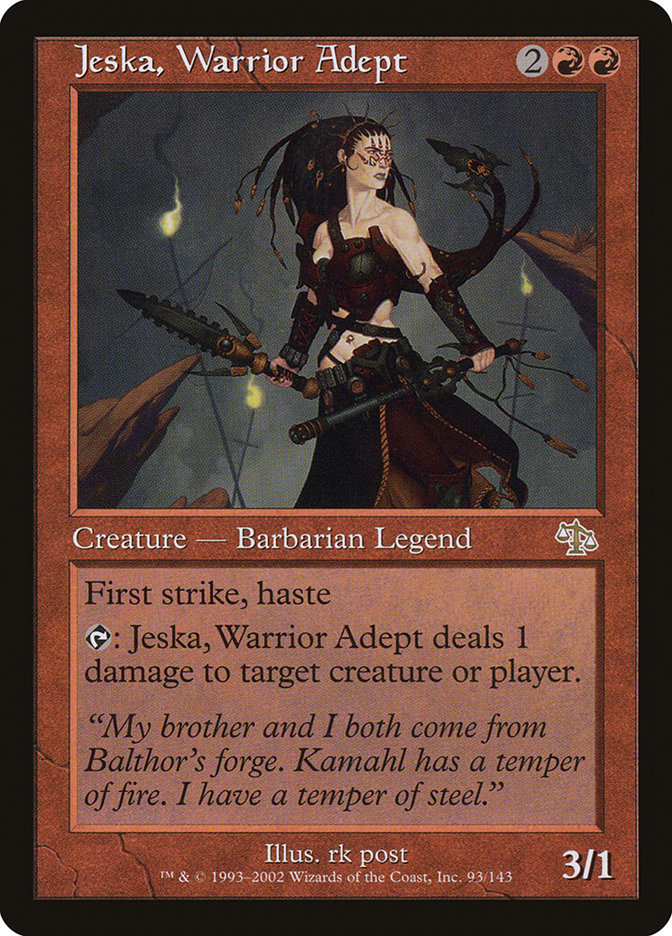 Jeska, Warrior Adept [Judgment] | Yard's Games Ltd