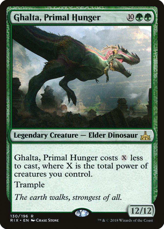 Ghalta, Primal Hunger [Rivals of Ixalan] | Yard's Games Ltd