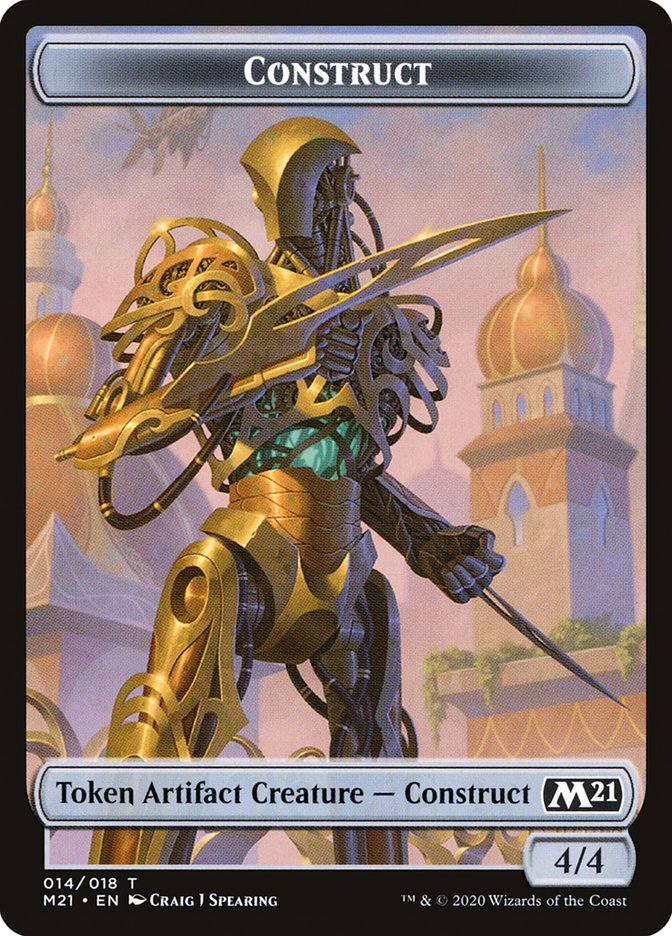 Construct Token [Core Set 2021 Tokens] | Yard's Games Ltd