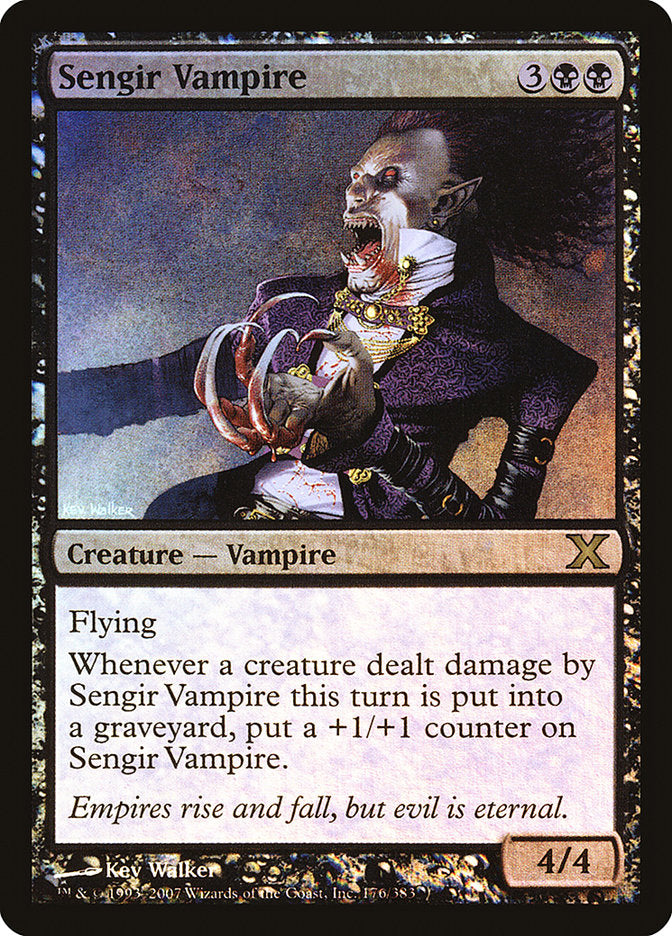 Sengir Vampire (Premium Foil) [Tenth Edition] | Yard's Games Ltd