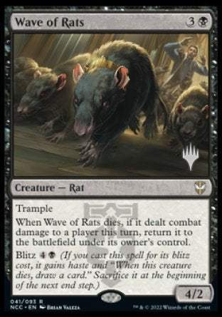 Wave of Rats (Promo Pack) [Streets of New Capenna Commander Promos] | Yard's Games Ltd