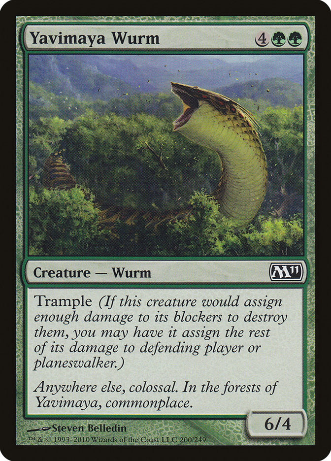 Yavimaya Wurm [Magic 2011] | Yard's Games Ltd