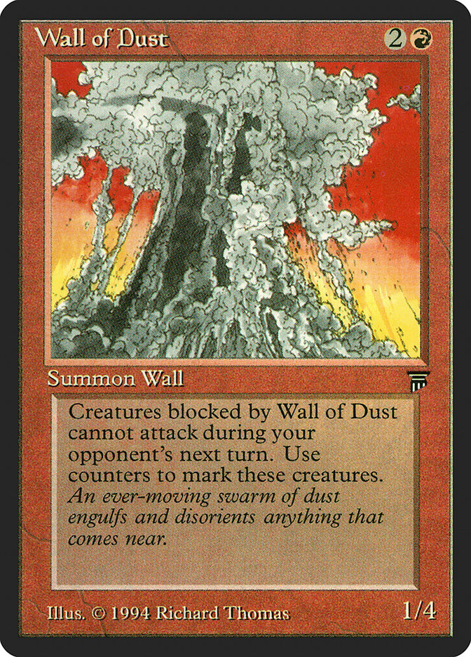 Wall of Dust [Legends] | Yard's Games Ltd