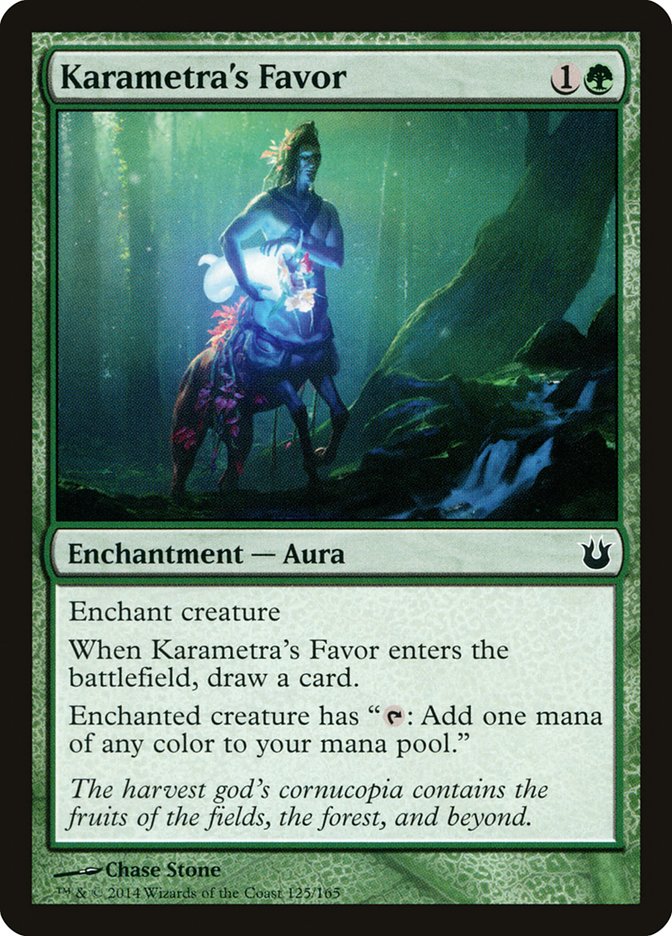 Karametra's Favor [Born of the Gods] | Yard's Games Ltd