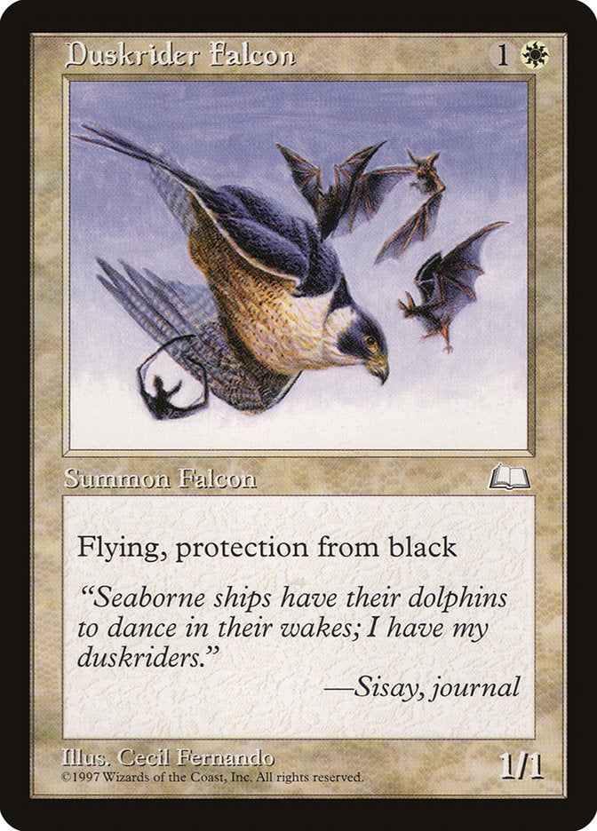 Duskrider Falcon [Weatherlight] | Yard's Games Ltd