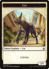 Resilient Khenra // Cat Double-Sided Token [Hour of Devastation Tokens] | Yard's Games Ltd