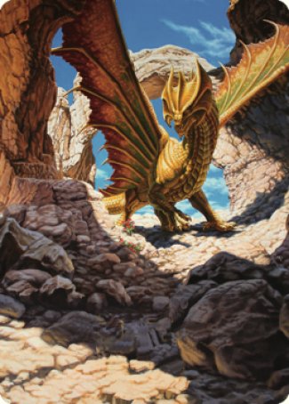 Ancient Brass Dragon Art Card (02) [Commander Legends: Battle for Baldur's Gate Art Series] | Yard's Games Ltd