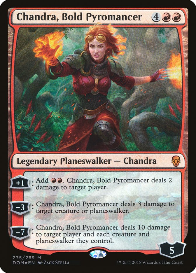 Chandra, Bold Pyromancer [Dominaria] | Yard's Games Ltd