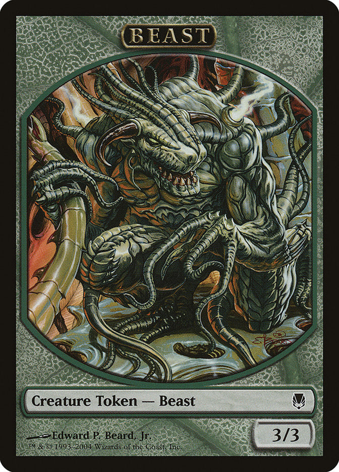 Beast Token [Magic Player Rewards 2004] | Yard's Games Ltd