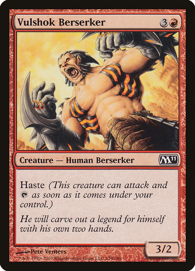 Vulshok Berserker [Magic 2011] | Yard's Games Ltd