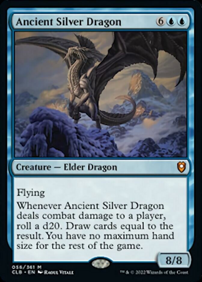 Ancient Silver Dragon [Commander Legends: Battle for Baldur's Gate] | Yard's Games Ltd