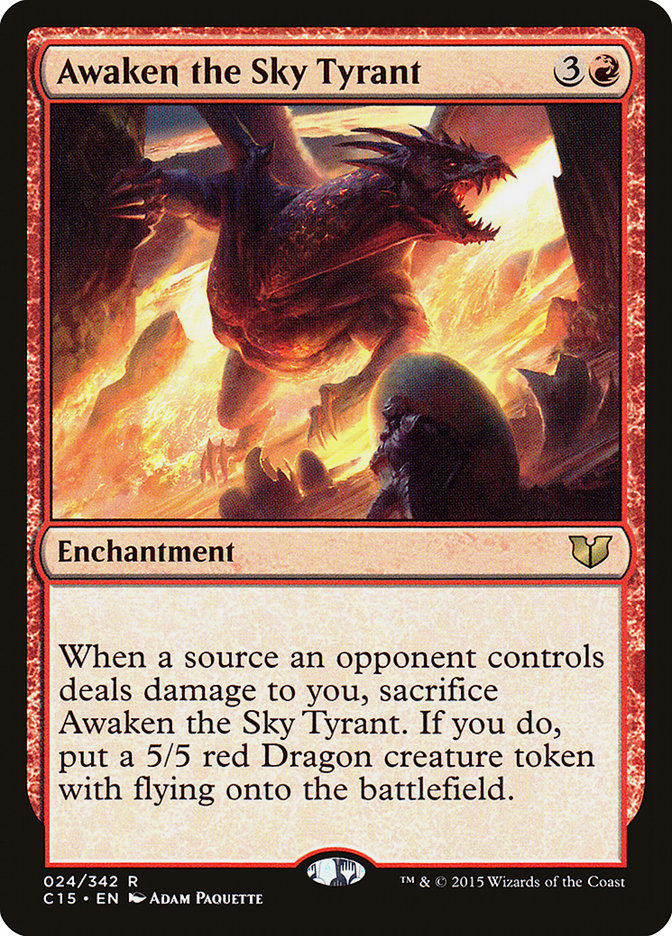 Awaken the Sky Tyrant [Commander 2015] | Yard's Games Ltd