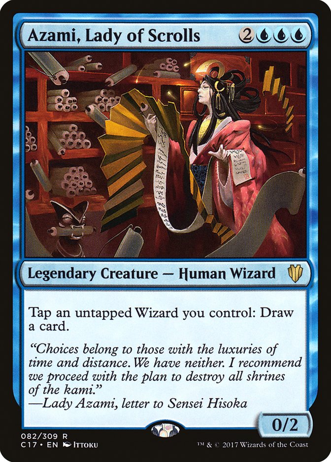 Azami, Lady of Scrolls [Commander 2017] | Yard's Games Ltd