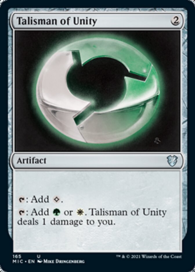 Talisman of Unity [Innistrad: Midnight Hunt Commander] | Yard's Games Ltd