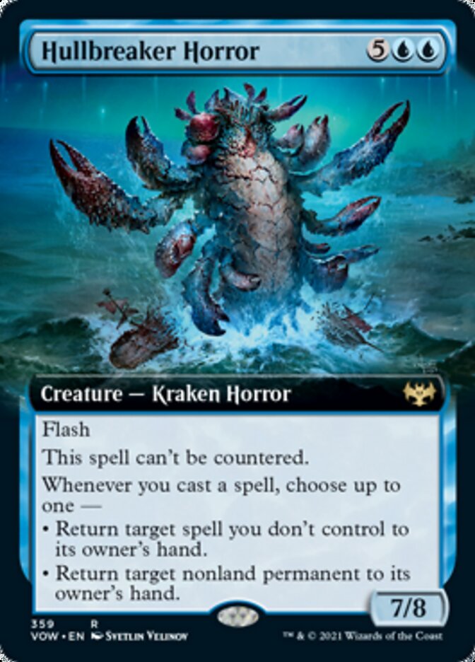 Hullbreaker Horror (Extended Art) [Innistrad: Crimson Vow] | Yard's Games Ltd