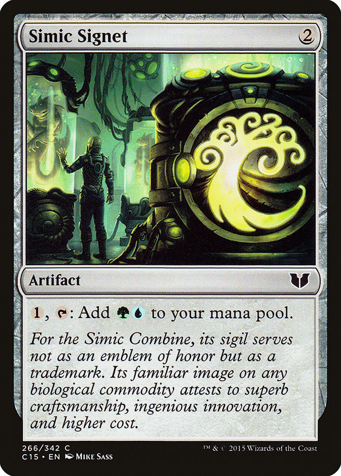 Simic Signet [Commander 2015] | Yard's Games Ltd