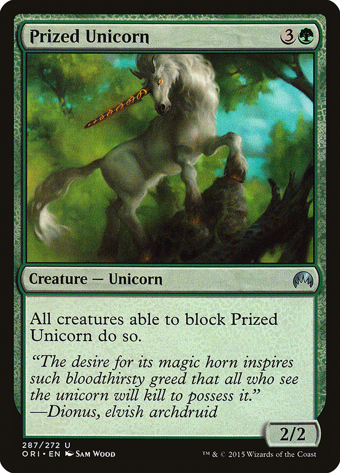 Prized Unicorn [Magic Origins] | Yard's Games Ltd