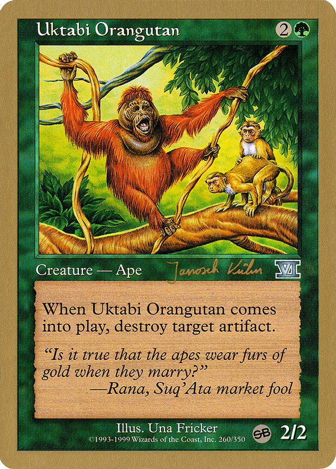 Uktabi Orangutan (Janosch Kuhn) (SB) [World Championship Decks 2000] | Yard's Games Ltd