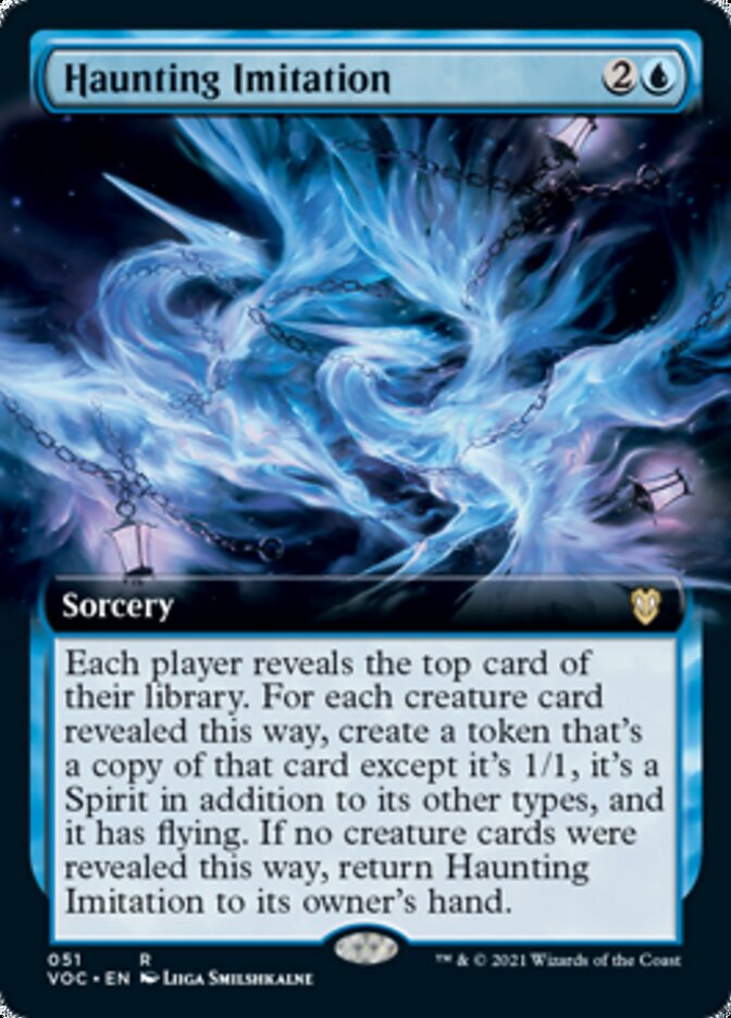 Haunting Imitation (Extended Art) [Innistrad: Crimson Vow Commander] | Yard's Games Ltd