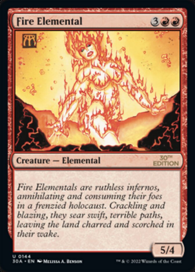 Fire Elemental [30th Anniversary Edition] | Yard's Games Ltd