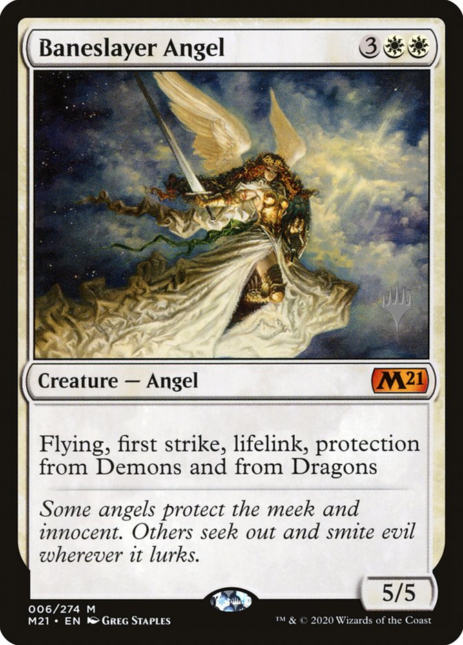 Baneslayer Angel (Promo Pack) [Core Set 2021 Promos] | Yard's Games Ltd