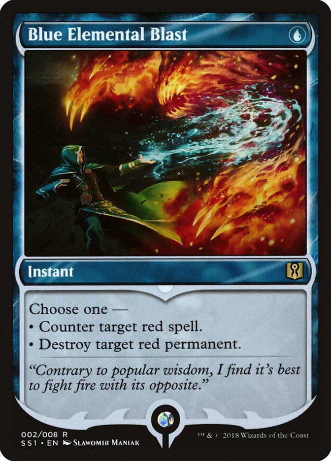 Blue Elemental Blast [Signature Spellbook: Jace] | Yard's Games Ltd