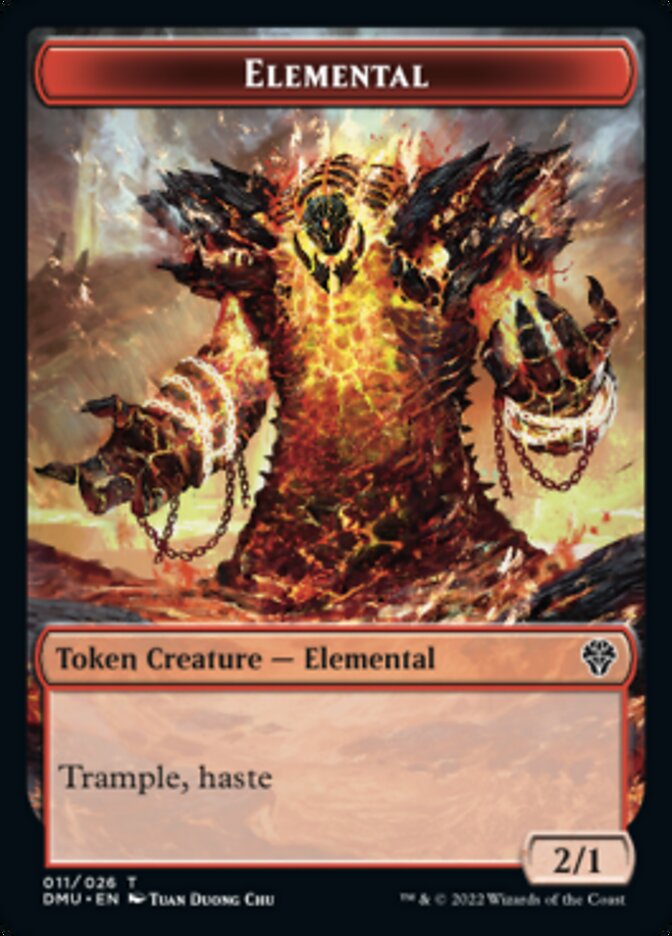 Elemental Token [Dominaria United Tokens] | Yard's Games Ltd