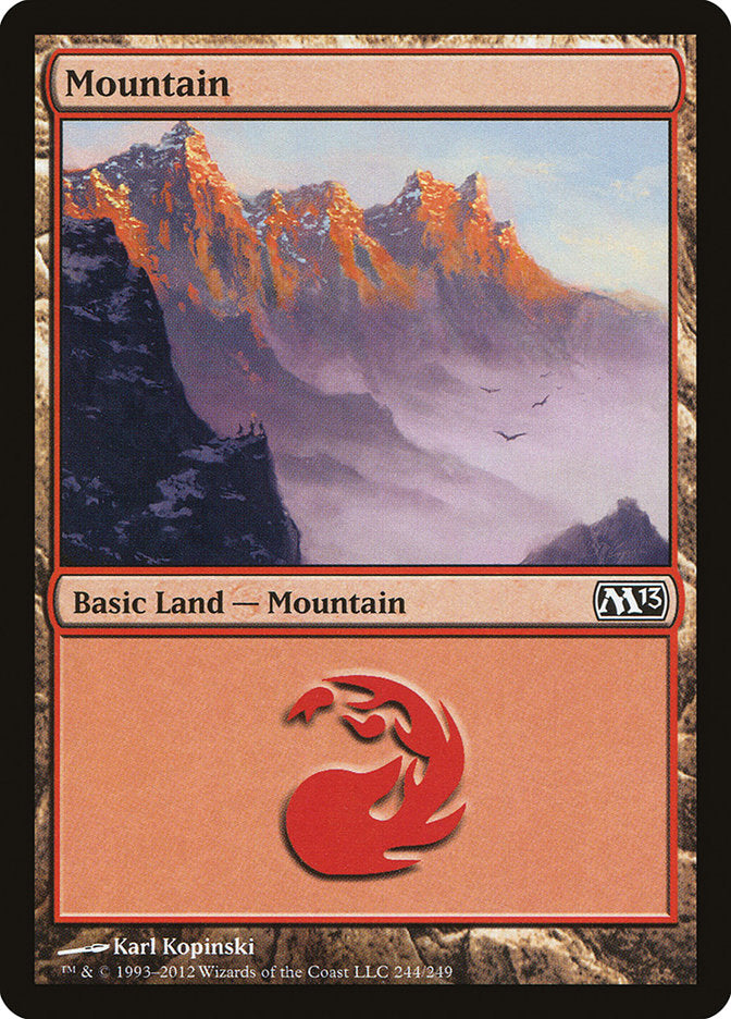 Mountain (244) [Magic 2013] | Yard's Games Ltd