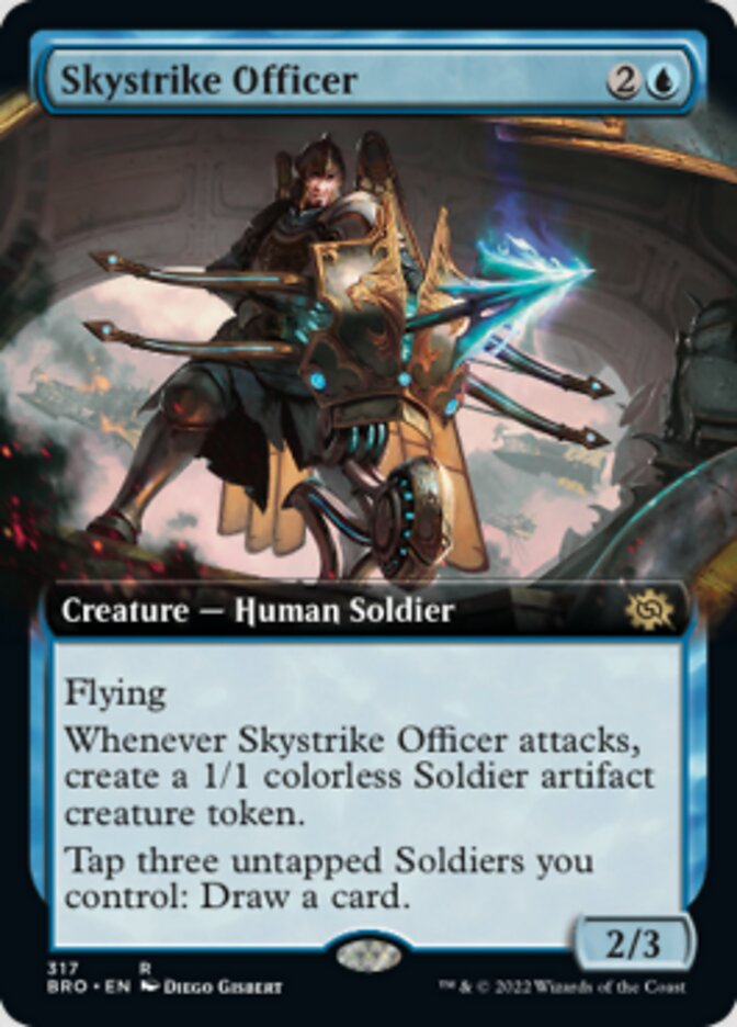 Skystrike Officer (Extended Art) [The Brothers' War] | Yard's Games Ltd