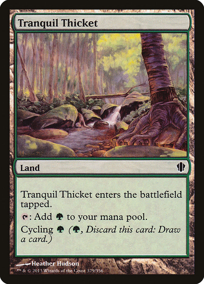 Tranquil Thicket [Commander 2013] | Yard's Games Ltd