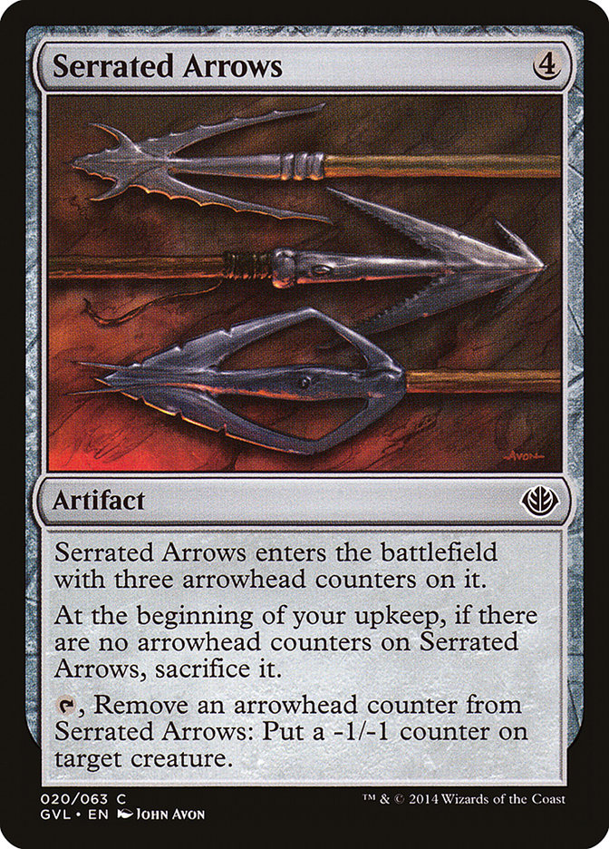 Serrated Arrows (Garruk vs. Liliana) [Duel Decks Anthology] | Yard's Games Ltd