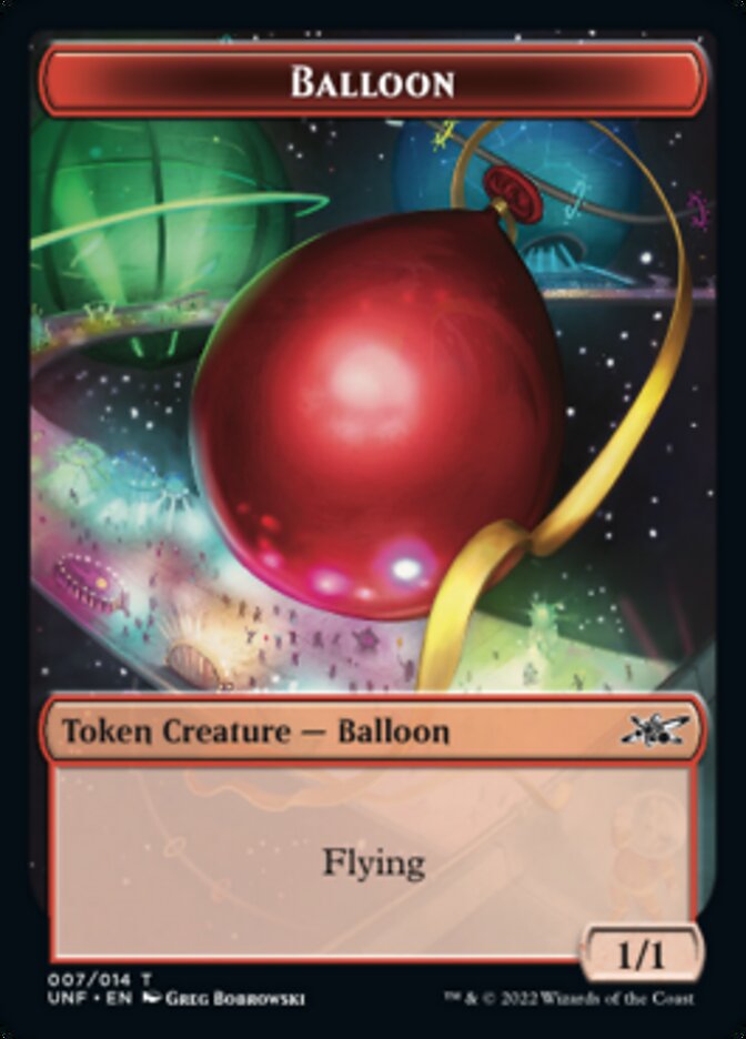 Balloon Token [Unfinity Tokens] | Yard's Games Ltd