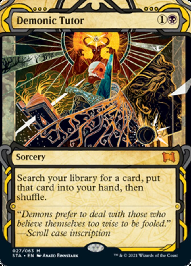 Demonic Tutor [Strixhaven: School of Mages Mystical Archive] | Yard's Games Ltd