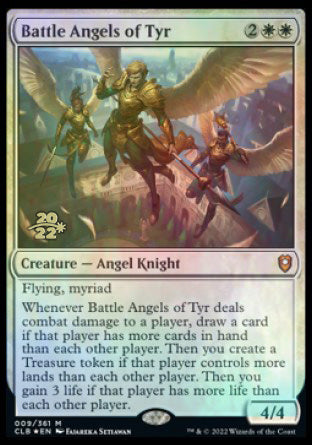 Battle Angels of Tyr [Commander Legends: Battle for Baldur's Gate Prerelease Promos] | Yard's Games Ltd