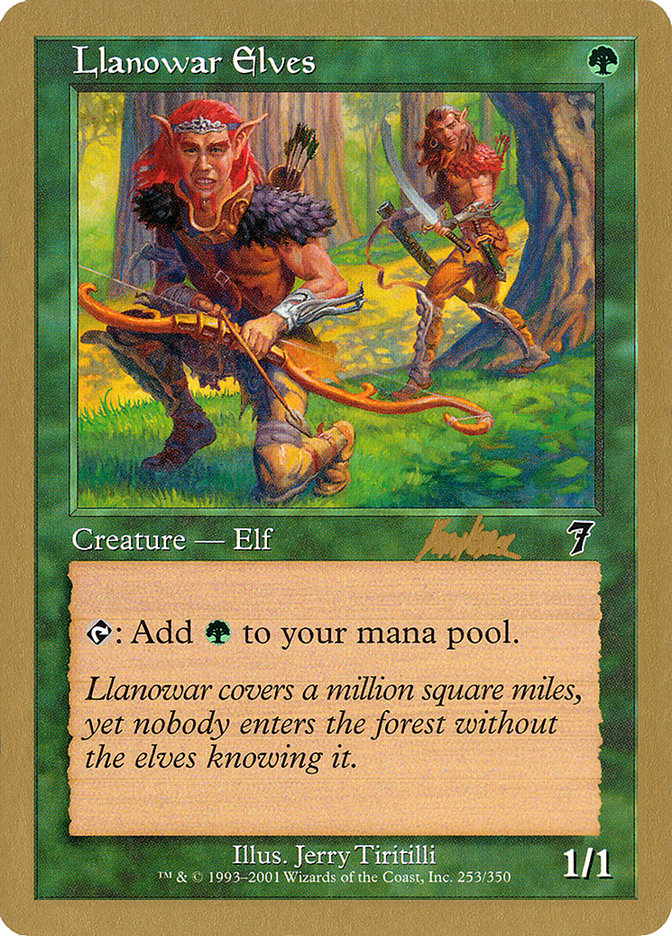 Llanowar Elves (Brian Kibler) [World Championship Decks 2002] | Yard's Games Ltd