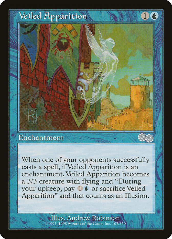 Veiled Apparition [Urza's Saga] | Yard's Games Ltd