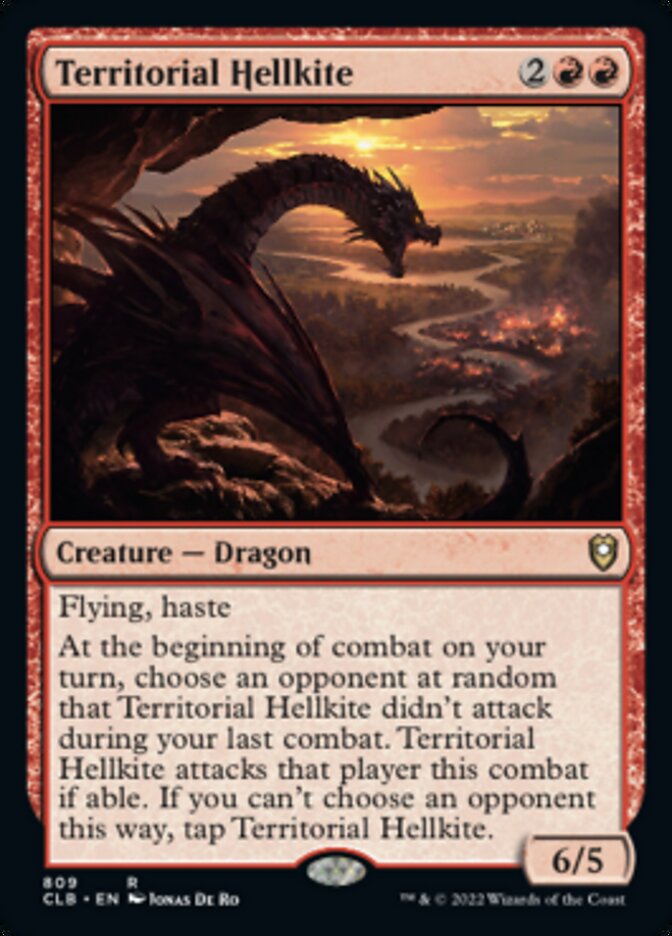 Territorial Hellkite [Commander Legends: Battle for Baldur's Gate] | Yard's Games Ltd