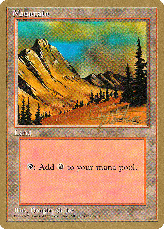 Mountain (mj375) (Mark Justice) [Pro Tour Collector Set] | Yard's Games Ltd