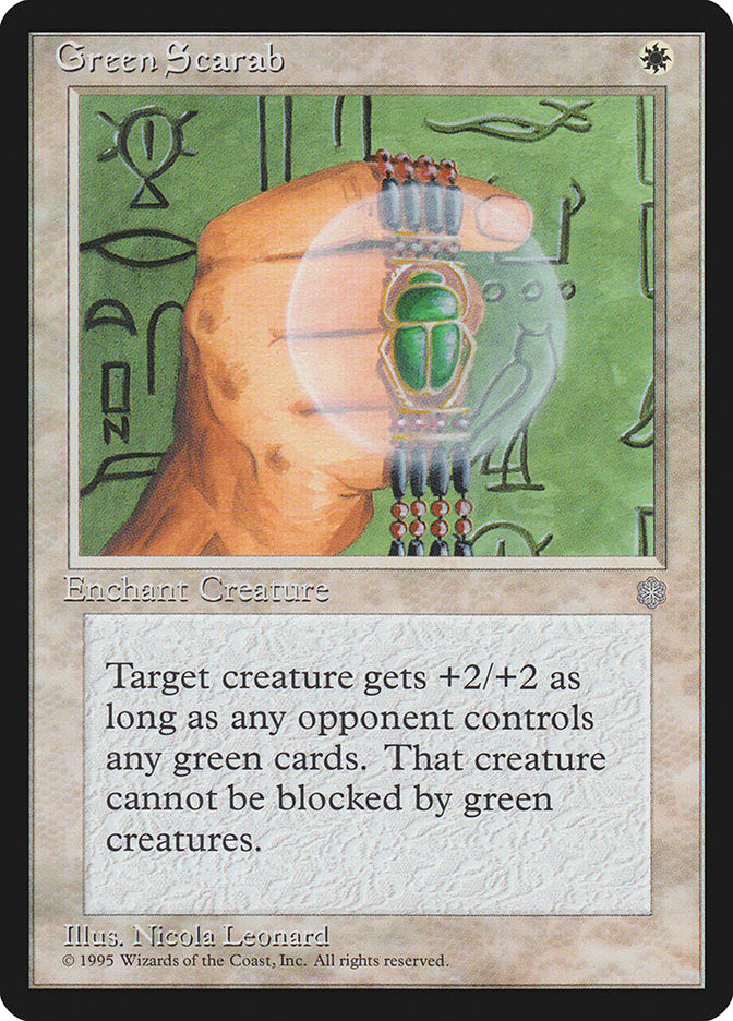 Green Scarab [Ice Age] | Yard's Games Ltd