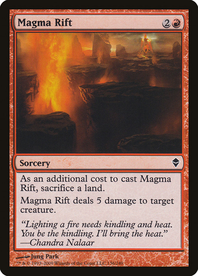 Magma Rift [Zendikar] | Yard's Games Ltd