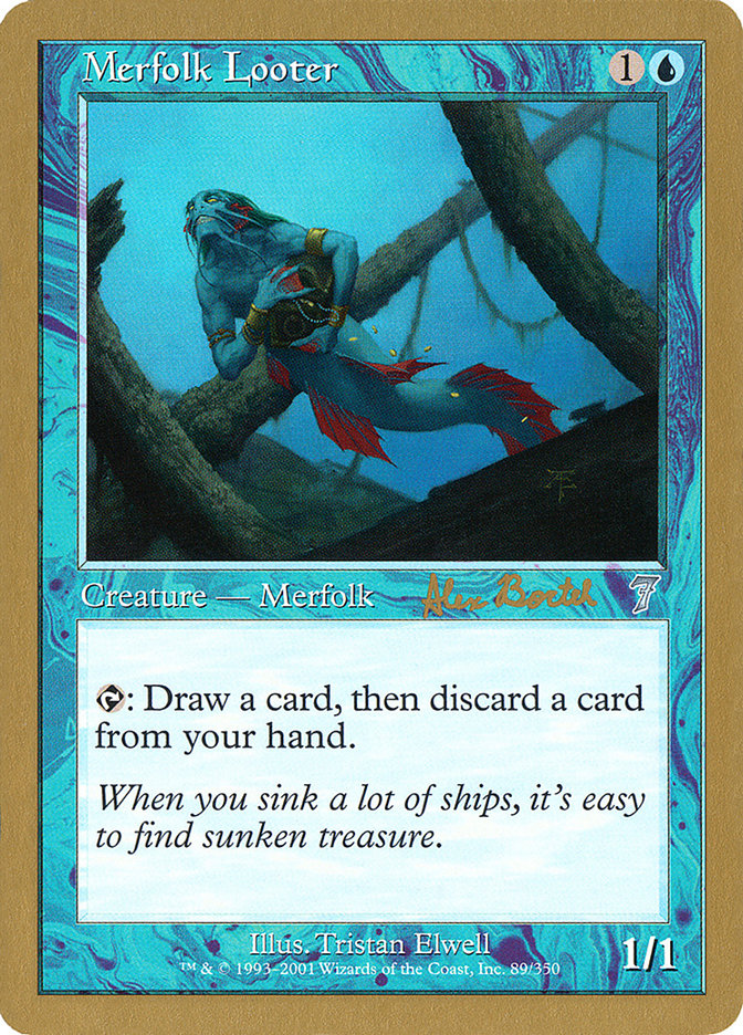 Merfolk Looter (Alex Borteh) [World Championship Decks 2001] | Yard's Games Ltd