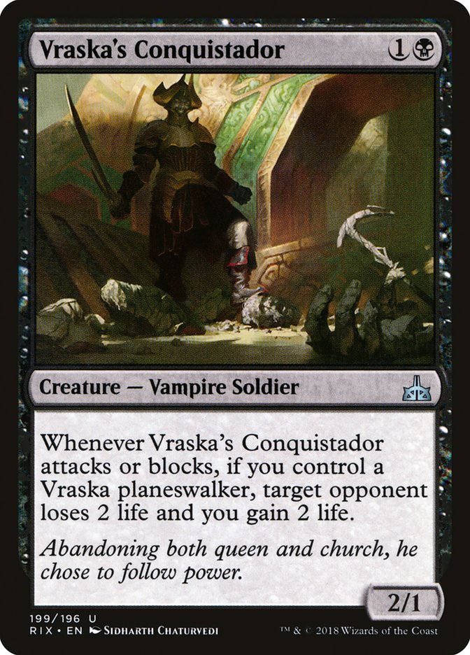 Vraska's Conquistador [Rivals of Ixalan] | Yard's Games Ltd