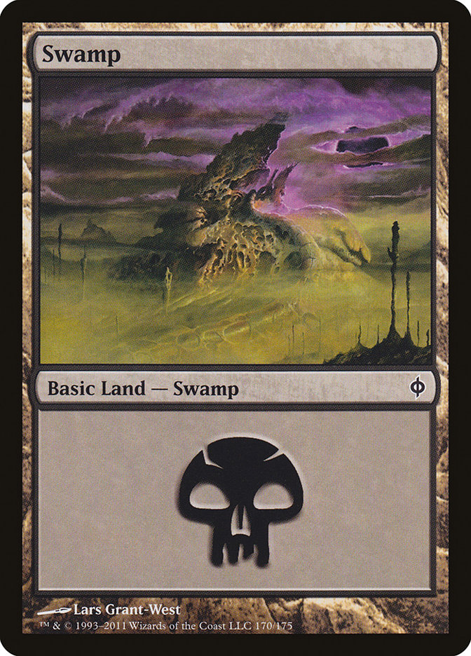 Swamp (170) [New Phyrexia] | Yard's Games Ltd