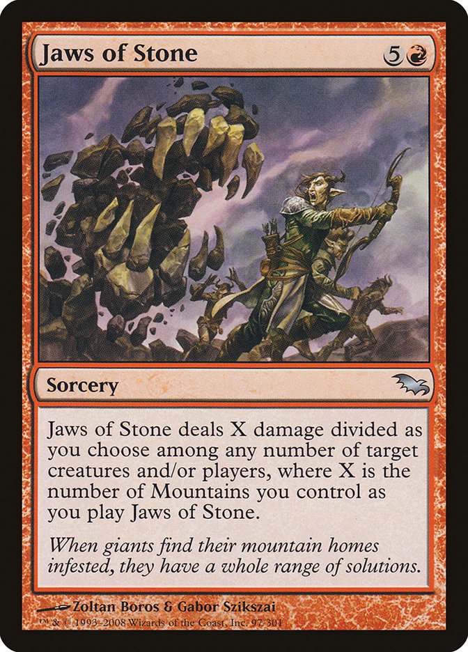 Jaws of Stone [Shadowmoor] | Yard's Games Ltd