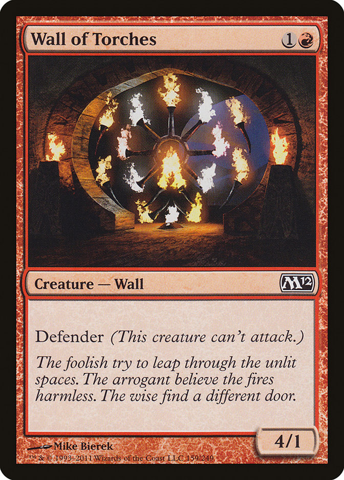 Wall of Torches [Magic 2012] | Yard's Games Ltd