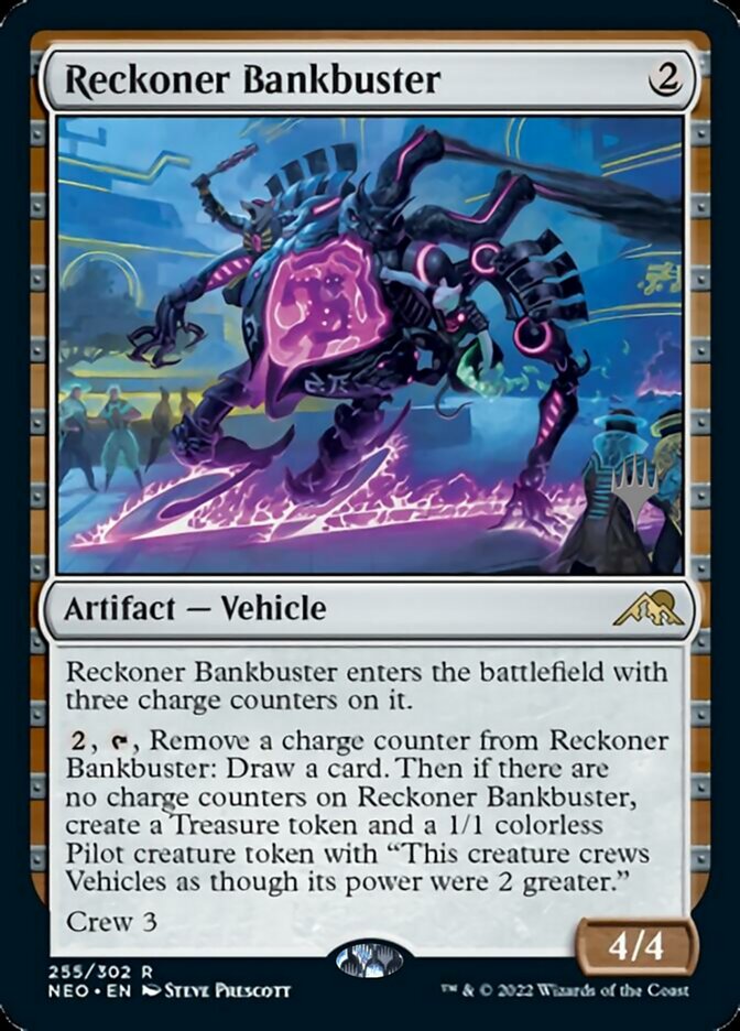 Reckoner Bankbuster (Promo Pack) [Kamigawa: Neon Dynasty Promos] | Yard's Games Ltd