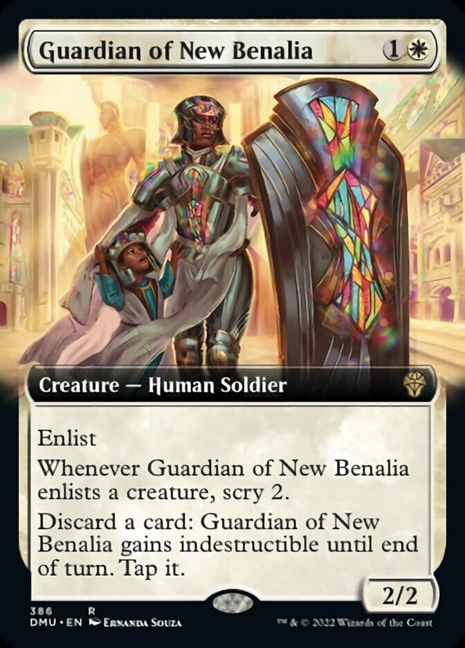 Guardian of New Benalia (Extended Art) [Dominaria United] | Yard's Games Ltd