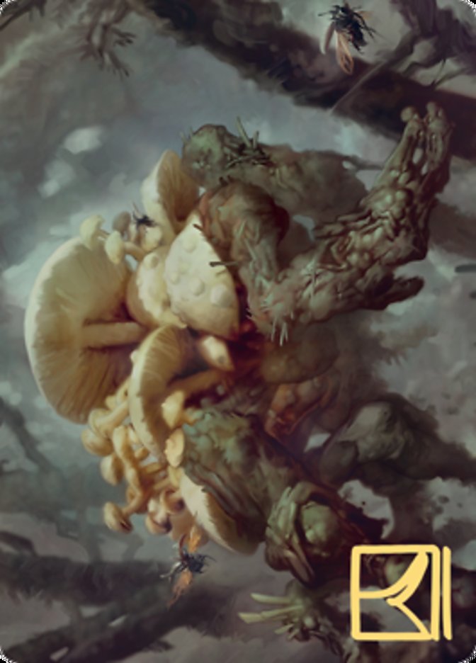 Swarm Shambler Art Card (Gold-Stamped Signature) [Zendikar Rising Art Series] | Yard's Games Ltd